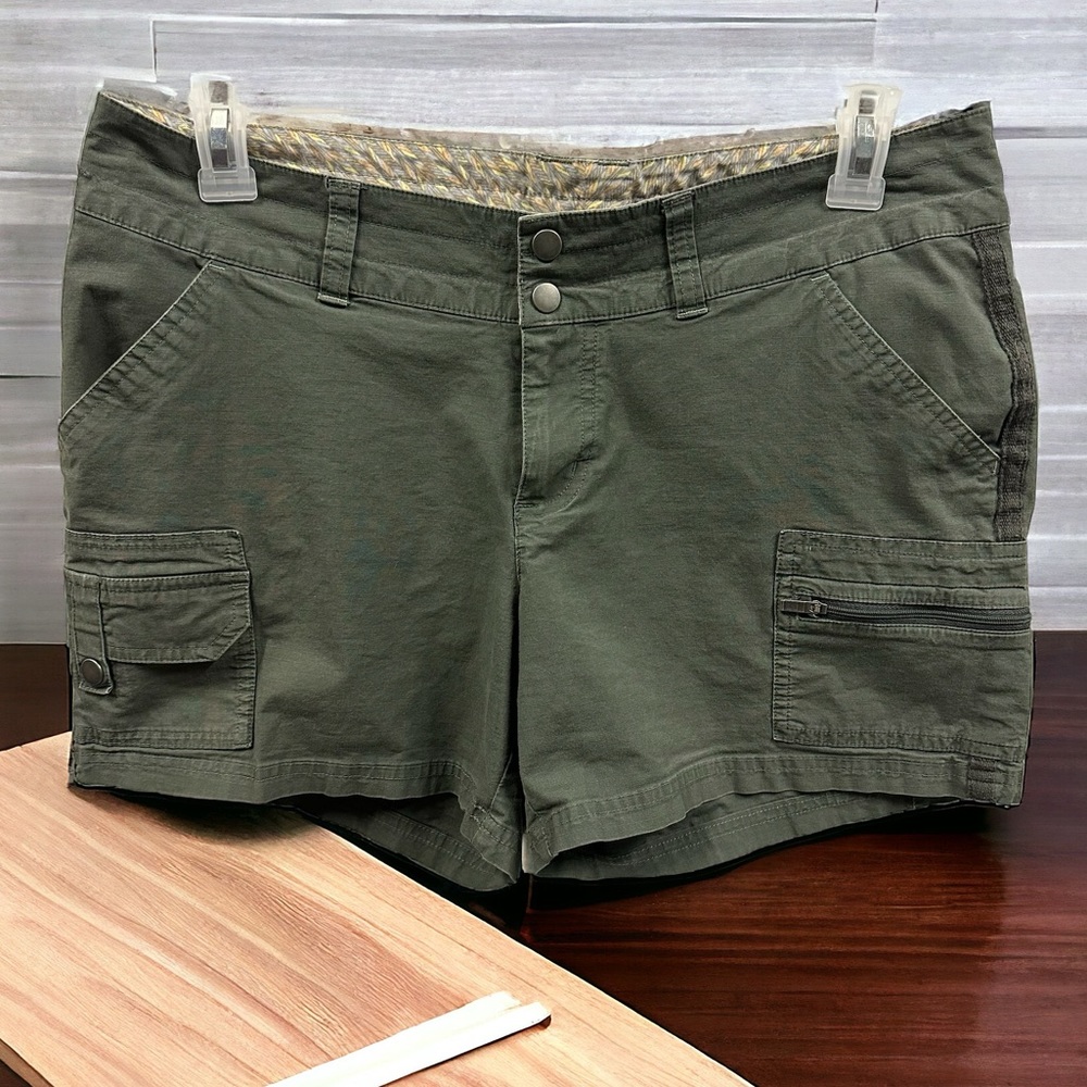 Olive Green Women's Cargo Shorts